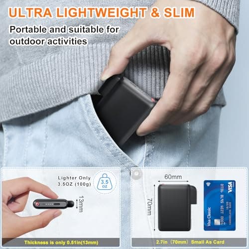 7.4V 3000mAh Heated Gloves Battery Pack, Replacement Batteries for Heated Socks,Hats, Heat Slippers Extended Batteries- Insulation shell — view 4