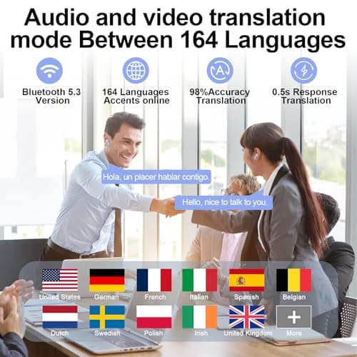 Niderson Wireless Earbuds, Bluetooth 5.3 Headphones in Ear Light-Weight Built in Noise Cancelling Mic, 32Hrs Playtime Bluetooth Earbuds HiFi Stereo Sound, IP7 Waterproof, Touch Control Ear Buds Blue — view 3