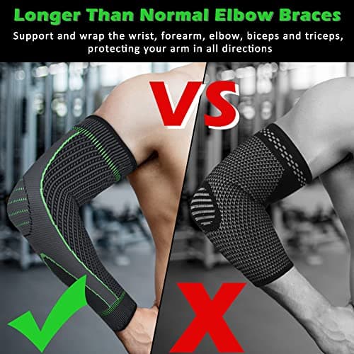beister 20-30 mmHg Compression Arm Sleeves with Elastic Strap — view 4