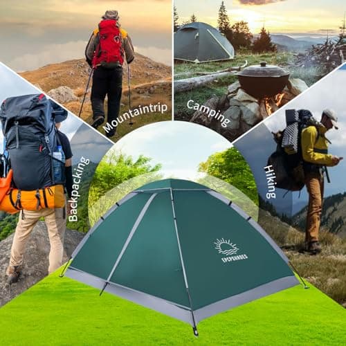 EPCPSHADES 1-2 Person Dome Tents for Camping — view 3