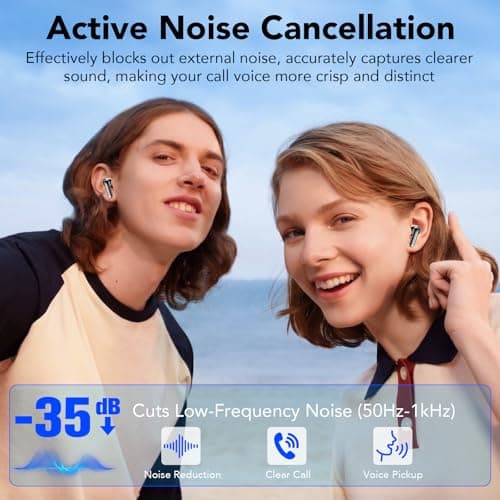 Wireless Earbuds, Bluetooth 5.4 Ear Buds In Ear Deep Bass Earphones — view 4