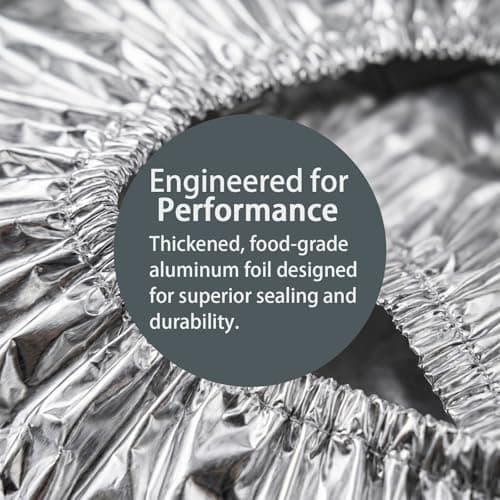 50Pcs Aluminum Foil Film Insulation Cover, Aluminum Foil Food Covers for Kitchen, Fresh Keeping Bags for Fruit, Kitchen Fresh Keeping Insulation Film, Aluminiums Foils Food Storage Covers — view 6