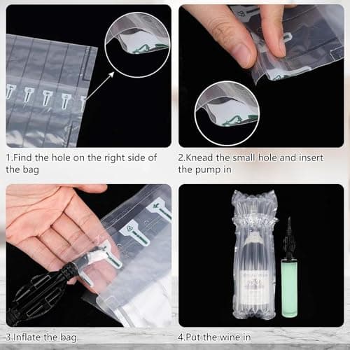 10 Sets Wine Shipping Box, Single Glass Bottle Cardboard Bulk — view 4