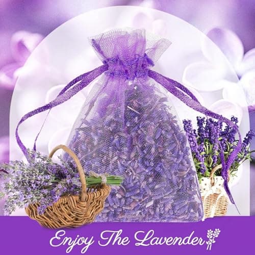 30pcs Lavender Filled Bags Drawers, Wardrobe Fresheners, Lavender Moth Repellent For Wardrobes, Suitable For Pillows, Cars, Shoe Cabinets, Cupboards — view 3