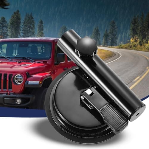 Rechory Suction Cup Flag Holder,Auto Flagpole Holder - No Drilling Flag Pole Stand for Vehicle Car Truck Trailer Pickup Road Trip Travelers Sports Fans Event Organizers — view 6