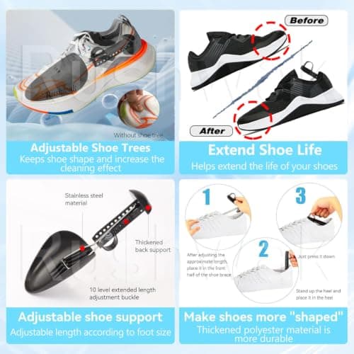 Rushwak Shoe Washing Machine Bag Laundry Shoes Bag for Washer and Dryer Reusable and Durable Zipper Plush Washing Machine Bags for Sneakers, Running Shoes, Sock and Toys — view 3