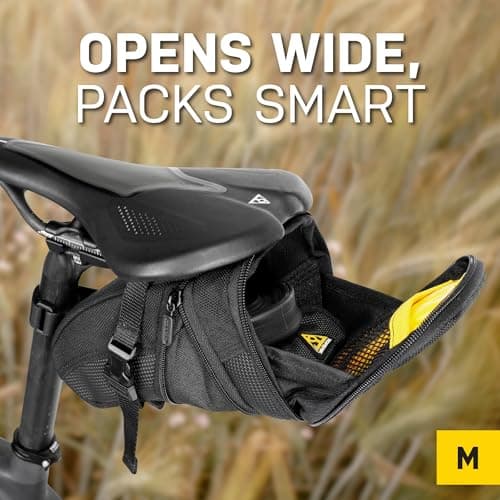 Topeak Aero Wedge Pack Saddle Bag, Strap Fit, Medium, Black — view 3