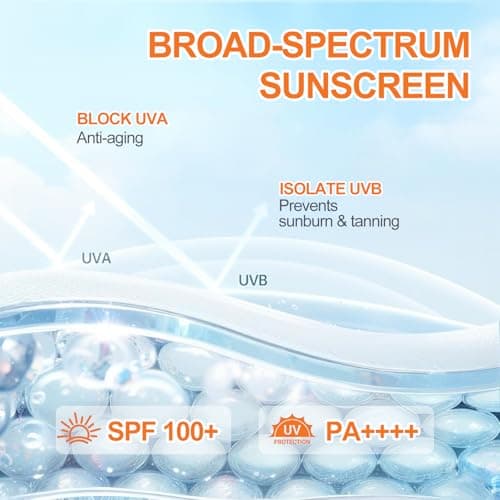 10Pcs Vitamin C Skincare Set & Facial Kit for Outdoor & Beach, Travel Size Skincare Set with Cleanser, Toner, Moisturiser & Sunscreen SPF 50, Brightening Anti-Aging Gift — view 2