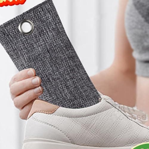 2Piece Set Natural Shoe Deodorizer Bags with Activateds Charcoal for Footwear, Gym Gear & Home Removal Charcoal Freshener Bags — view 5