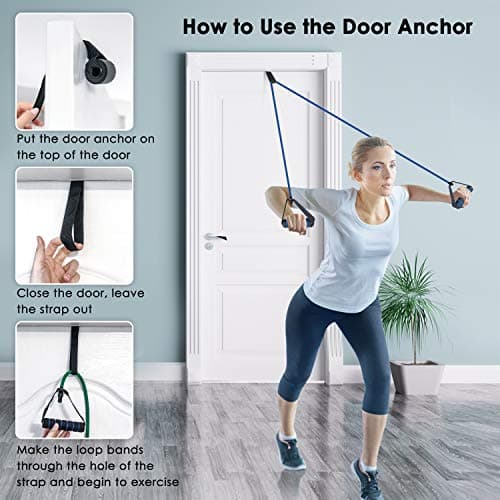 Cikyner Resistance Tube with Handles, Single Exercise Band with Carring Bag — view 5