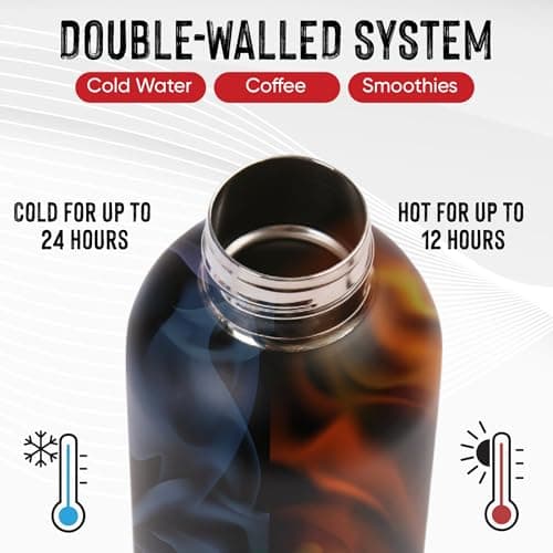 OTTO KONING Water Bottle 500ml Insulated Stainless Steel Flask — view 3