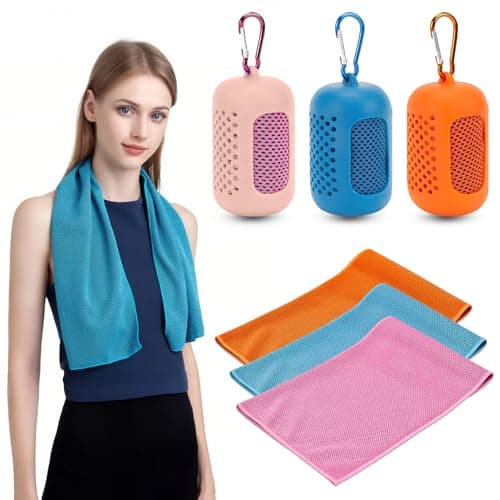 WZHHDM Microfiber Soft Quick Dry Gym Towel, 3pcs Gym Towels, Cooling Towel