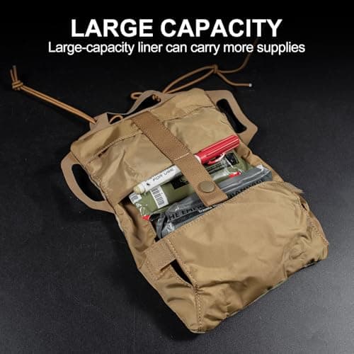 Tactical First Aid Empty Pouch IFAK Storage Bag for Outdoor Sport — view 4