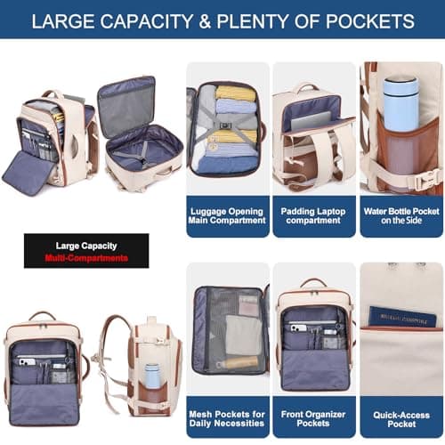 ENZOSUM Cabin Bags 45x36x20 for New Easyjet Underseat Cabin Bag — view 3