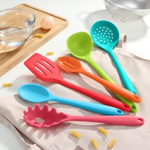 Onader Kitchen Utensils Set, 6 Piece Silicone Cooking Utensils Set — view 4
