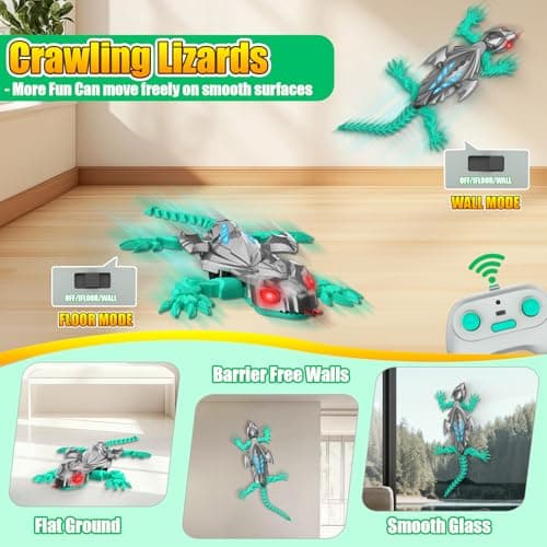 Shayson Wall Crawler Gecko, Floor Ceiling Crawling lizard toys for Kids — view 4