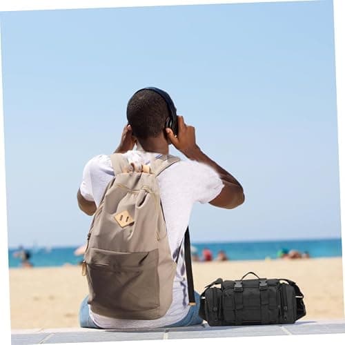 Parliky Outdoor Fanny Pack Portable Sling Bag for Camping Hiking Shoulder Bag Waist for Travel Tactical Hip Pack Material — view 5