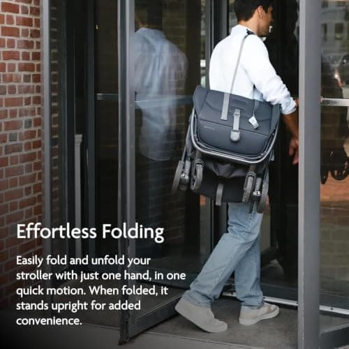 UPPAbaby MINU V3 Travel Stroller | James | Lightweight Baby Pushchair — view 4