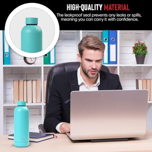 OTTO KONING Water Bottle 500ml Insulated Stainless Steel Flask — view 4