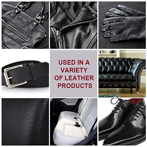 Bavokon 2 White Black Leather Repair Cream,Leather Repair Gel Kit,Car Leather Restorer Kit,Leather Repair Kit For Sofas,Leather Scratch Repair For Leather Car Seats,Sofas,Jackets,Bags,Belts,Suitcases — view 6