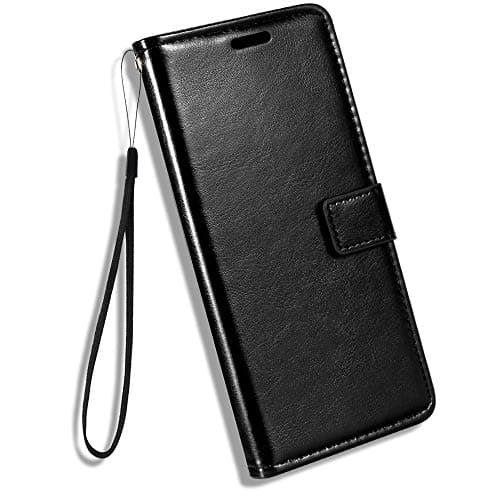 Shantime Wallet Leather Case for ZTE Telstra 5G Hotspot 2 - Black — view 2