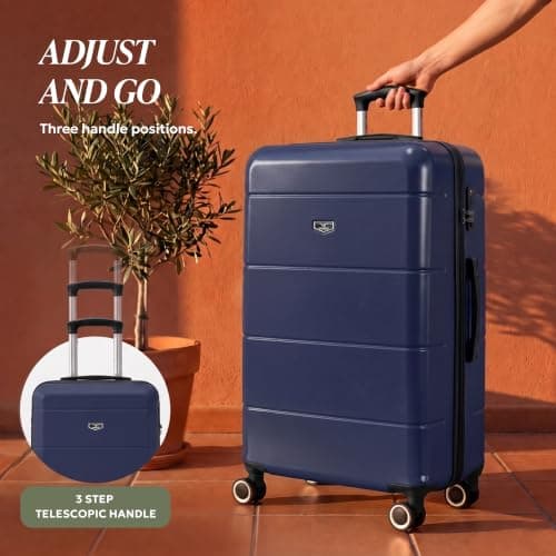 LUGG - Jetset 32 Inch Large Suitcase – Lightweight Hard Shell Luggage with TSA Lock – Water-Resistant ABS Spinner Suitcase – 4 Wheels – 86x58x31cm Travel Bag — view 5