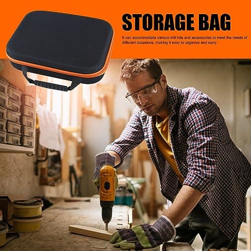 Men Tool Kit Bag | Wear-Resistant Power Tool Storage Case - Large Capacity Zippered Small Tool Storage Case for Men for Home, Travel, Outdoor and Indoor Use Dubbulon — view 3