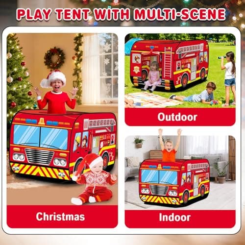 JONEG Pop Up Tents for Kids Play Tent Truck Playhouse Toys for Kids Age 2+ — view 5