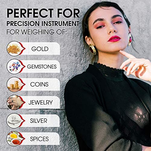 New Horrizon Digital Scales, Kitchen Scales Digital, Pocket Scales, 0.01g x 500g, Food Scale LCD Display, Jewellery Scales Weighing Scales Kitchen — view 5