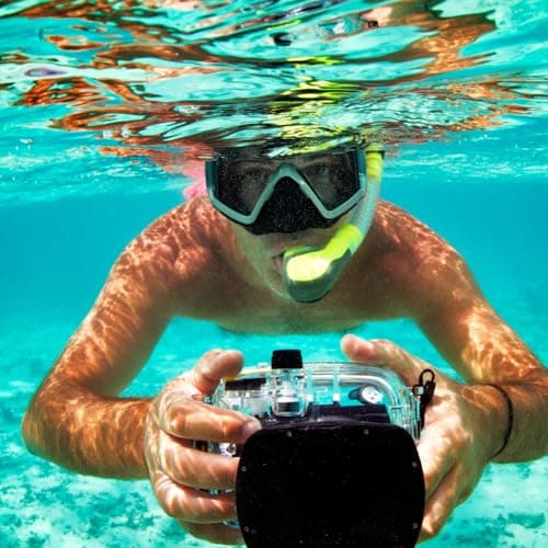 Adult Pano 3 Scuba Diving Mask, Tempered Glass Snorkel Mask Anti-Fog Swim Mask No Leakage Swim Goggles with Nose Cover Snorkeling Gear for Snorkeling, Freediving, Swimming (Black/Ocean Green) — view 6