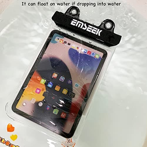 EMSEEK Waterproof Ebook Reader Case Holder Tablet Cover Bag eReader Dry Pouch for Amazon Kindle Paperwhite Oasis Fire 7 Nook Kobo iPad mini Samsung Tab Google Nexus Up to 8.5”(Blue) — view 6