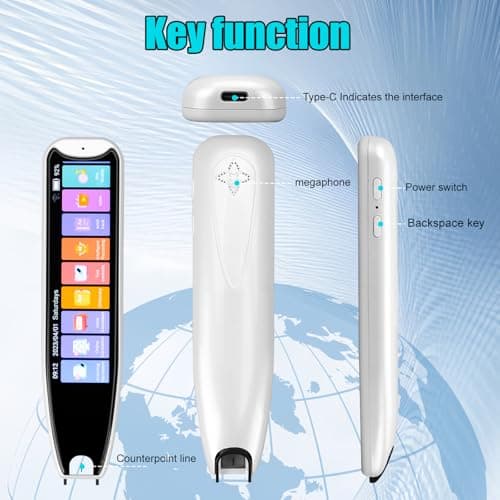 Scan Reader Pen for Dyslexia, 142 Language Reading Pen Translator — view 2