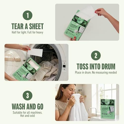 Green Edge 360 Laundry Detergent Sheets | Washing Strips | Up to 64 Loads — view 5