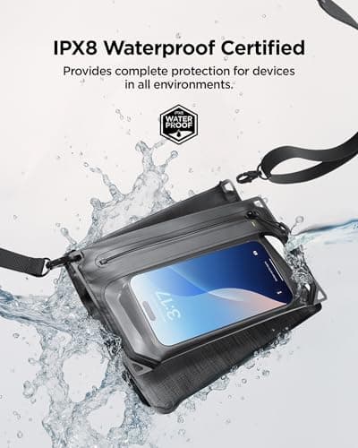 Spigen Modular Waterproof Crossbody Bag Dual Detachable Phone Case Pouch — view 6
