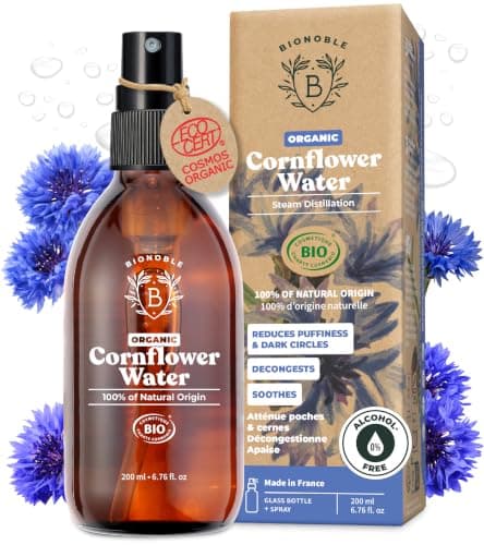 BIONOBLE Organic Cornflower Water - Puffiness, Dark Circles, Face - 200ml