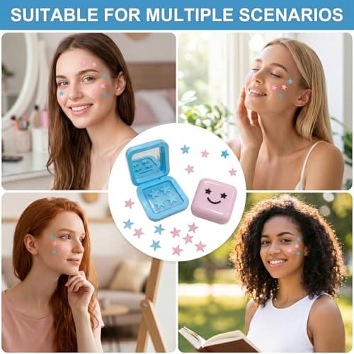 Star Spot Cover Patches 64 Pack with Mirror Cases — view 6
