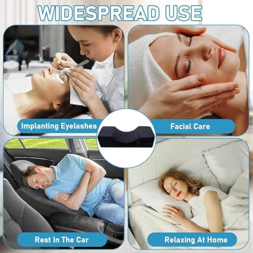 Eidoct Eyelash Pillow, U Shape High Elastic Sponge, Ergonomic Pillow — view 3