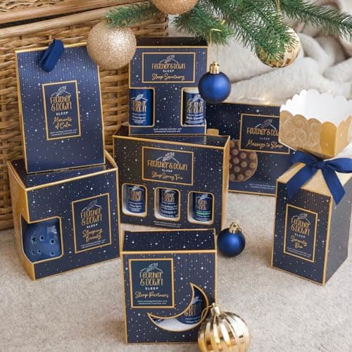 Feather and Down Serenity Duo Gift Set (2 x 50ml Pillow Spray & Relaxing Eye Mask) - With Lavender & Chamomile Essential Oils to Encourage Calm & Aid a Restful Night's Sleep. — view 6