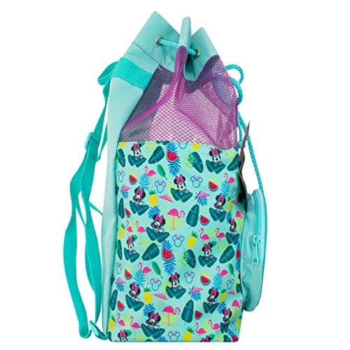 Disney Minnie Mouse Swimming Bag | Girls Minnie Mouse Swim Bag | Kids Drawstring Bag for Beach or Pool — view 3