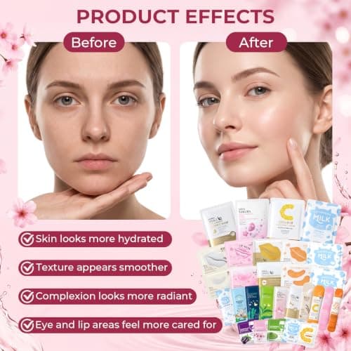 Avvchuy 29 Pcs Face Masks Set, Skincare and Face Mask Gift Kit for Women — view 5