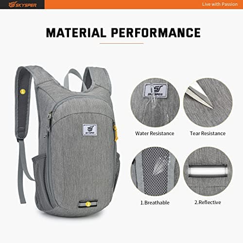 SKYSPER Small Daypack 10L Hiking Backpack Packable Lightweight Travel Day Pack for Women Men — view 4