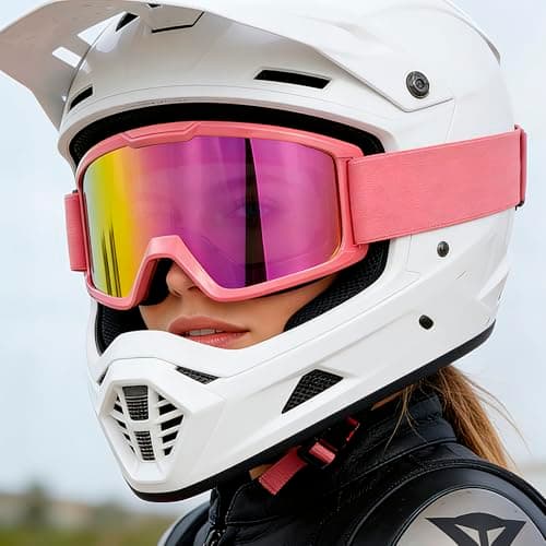 SPOSUNE Ski & Snow Goggles - Windproof, Anti-Fog, UV Protection for Men & Women | Dirt Bike, Motorcycle, ATV, Off-Road, OTG — view 2