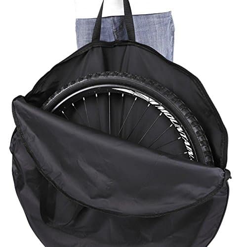 Bike Transport Wheel Bag - Mountain Bike Wheelset Carrying Case for Travel and Storage (29in) — view 2