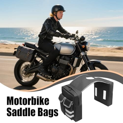 Motorcycle Saddlebags Waterproof Motorbike Luggage Storage — view 2