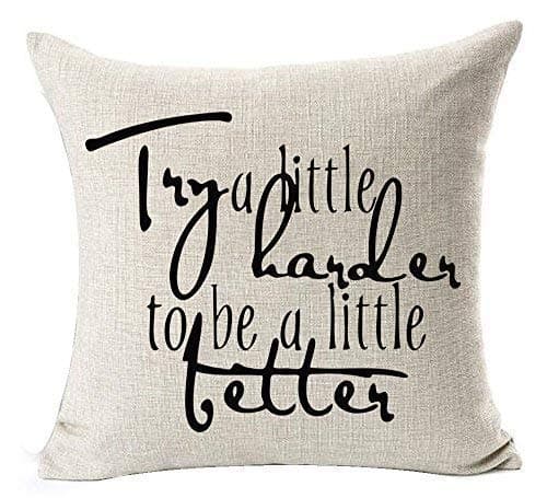Nordic Simple Sayings Fishing Pole And Hunting Gear Deer Elk Cotton Linen Square Throw Waist Pillow Case Decorative Cushion Cover Pillowcase Sofa 18"x 18" (18''x18'', 1) 5