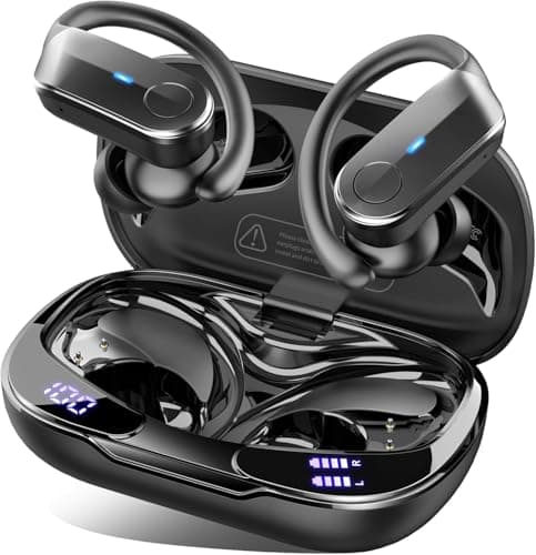 Ordtop Wireless Earbuds Sports, 2026 Bluetooth 5.4 Headphones Running