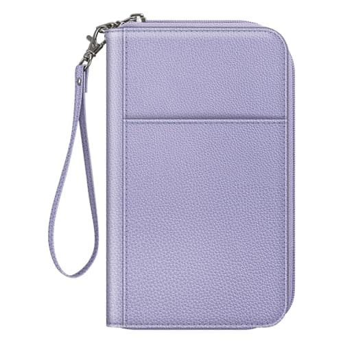 FINTIE Passport Holder Travel Wallet for Family