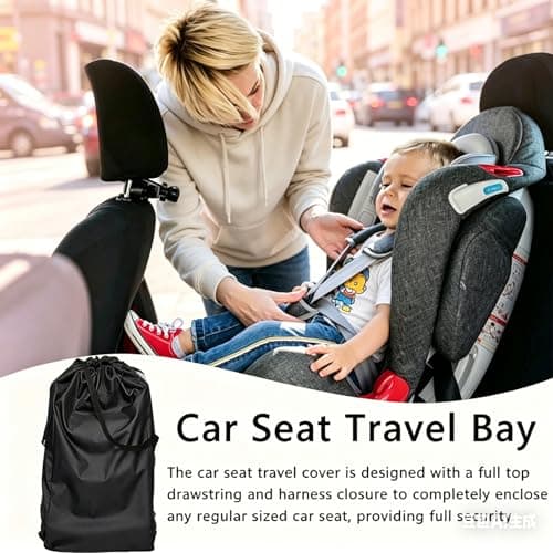 Moxychrony Stroller Bag for Airplane, Large Capacity Pram Travel Bag — view 6