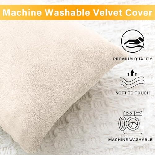 TaiBest 2 Pack Small Pillow, Memory Foam Mini Pillow 11 X 7 Inches for Travel, Sleeping, Nap and Neck, Knee, Lumbar Support, Tiny Pillow Cushion for Pet, Dogs (beige) — view 4