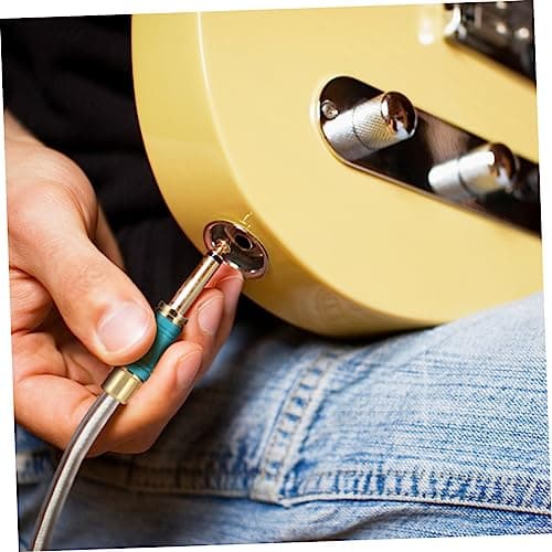 FUNNETOYU 6pcs Female Jack to Jumbo Plug Adapter for Guitar Stereo Non-slip to Mono Jack — view 5